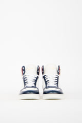 Louis Vuitton White & Multi Leather Rivoli Sneaker
