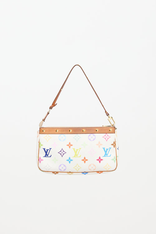 Louis Vuitton X Takashi Murakami 2004 Monogram Pochette Bag