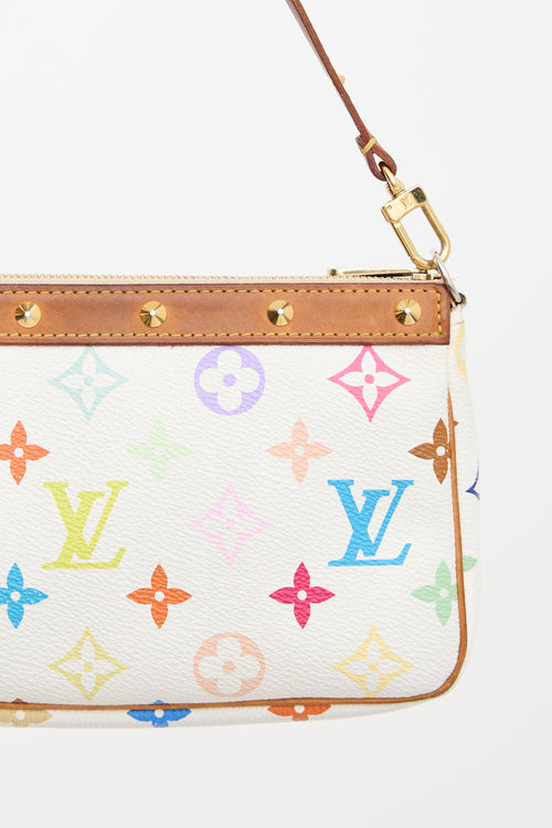 Louis Vuitton X Takashi Murakami 2004 Monogram Pochette Bag