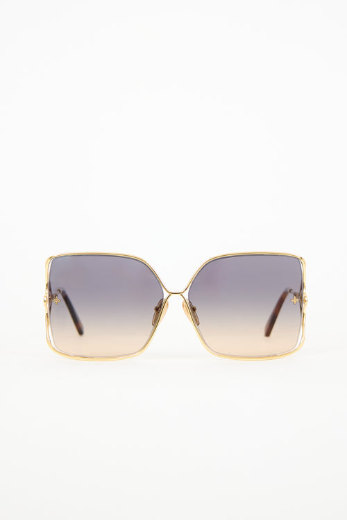 Louis Vuitton Z1629U Petal Square Sunglasses