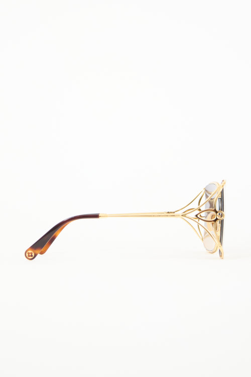 Louis Vuitton Z1629U Petal Square Sunglasses