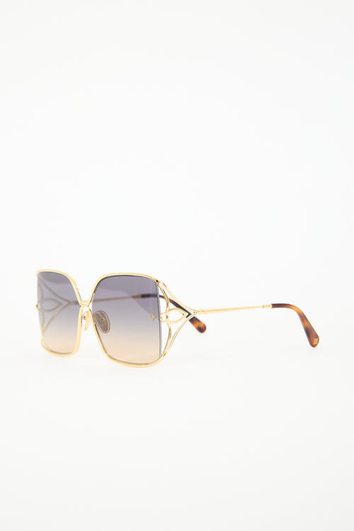 Louis Vuitton Z1629U Petal Square Sunglasses
