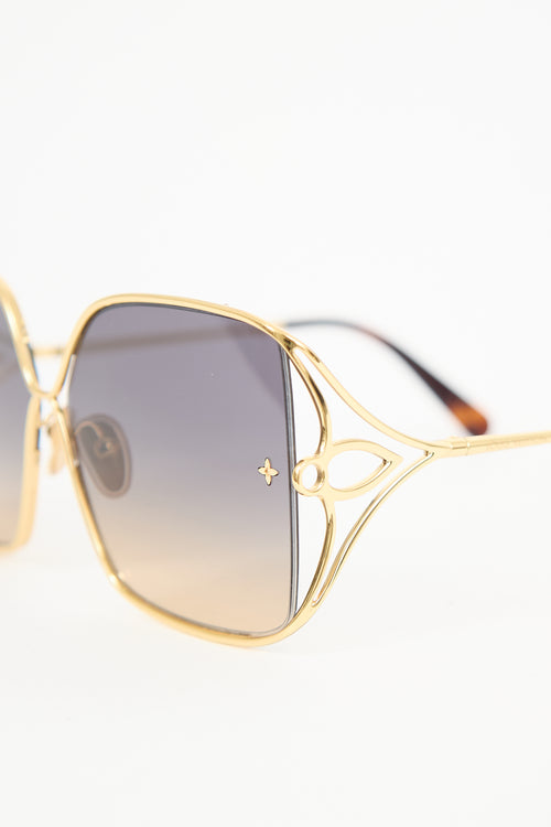 Louis Vuitton Z1629U Petal Square Sunglasses