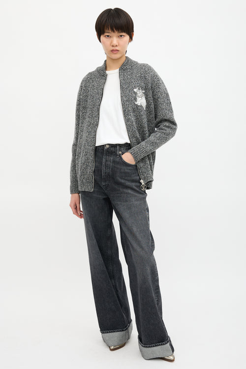 Louis Vuitton Zip Patch Cardigan