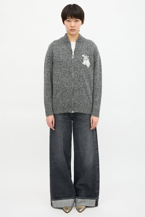 Louis Vuitton Zip Patch Cardigan