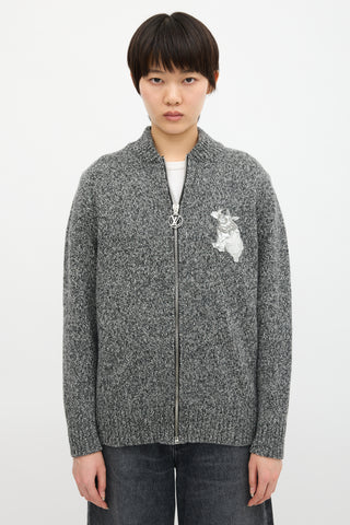 Louis Vuitton Zip Patch Cardigan
