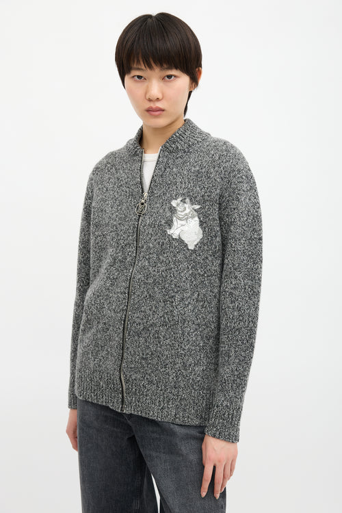Louis Vuitton Zip Patch Cardigan