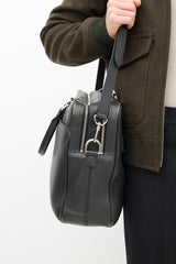 Louis Vuitton Black Taiga Leather Overnight Briefcase