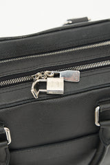Louis Vuitton Black Taiga Leather Overnight Briefcase