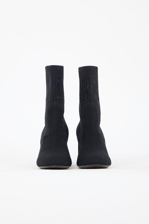 Louis Vuitton Sock Monogram Ankle Boot