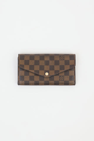 Louis Vuitton Brown Damier Canvas Sarah Wallet
