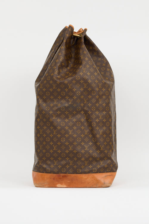 Louis Vuitton 1980s Brown Monogram Marin Sailor Bag