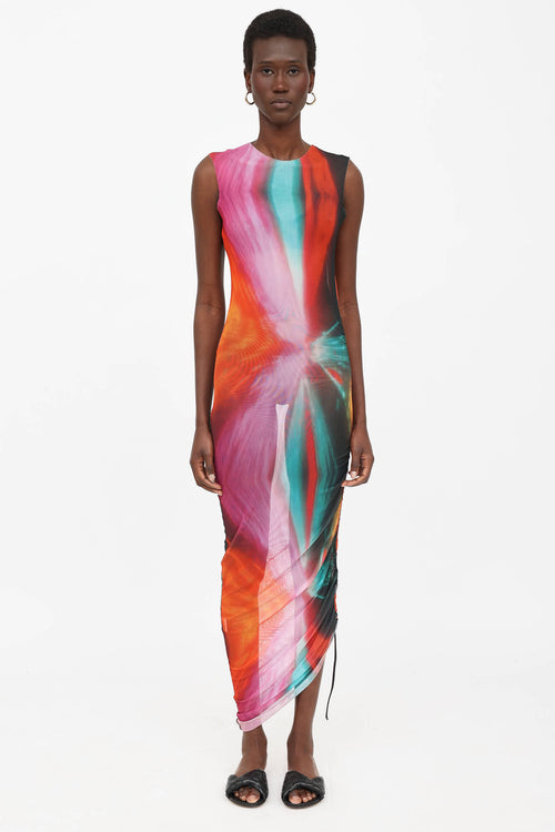 Louisa Ballou Ombre Mesh Dress