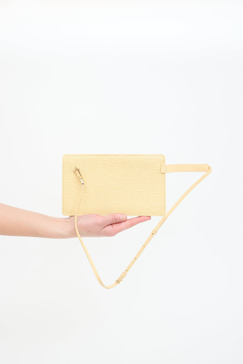 Beige Epi Leather Rochelle Belt Bag