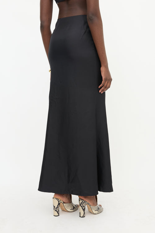 Loulou Studio Silk Satin Twill Maxi Skirt