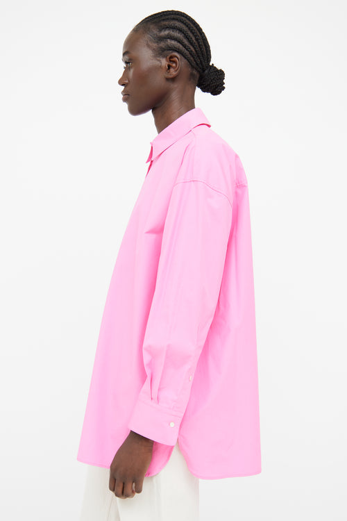 Loulou Studios Pink Oversized Blouse