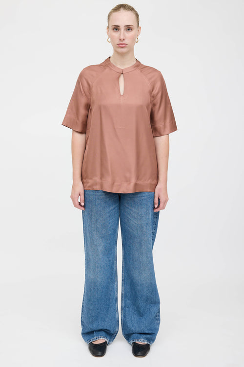 Loulou Studio Silk Zesus Blouse
