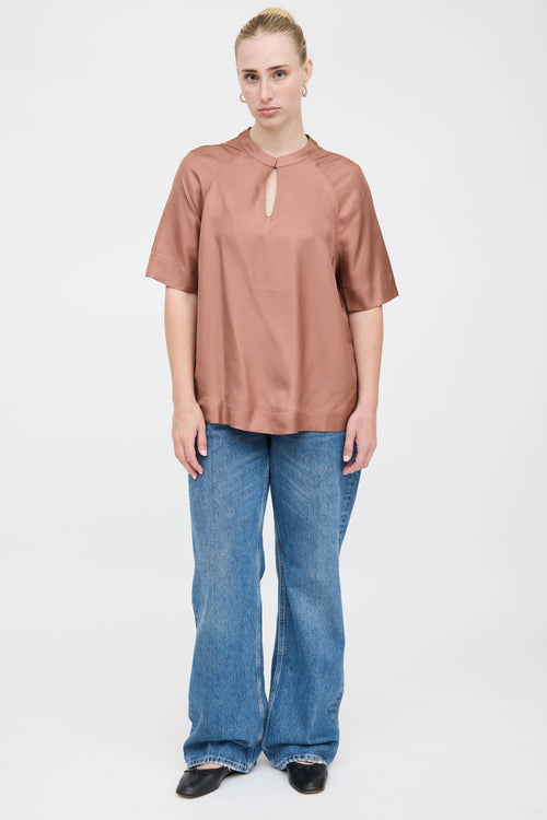 Loulou Studio Silk Zesus Blouse