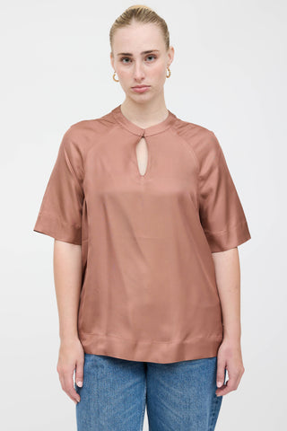 Loulou Studio Silk Zesus Blouse
