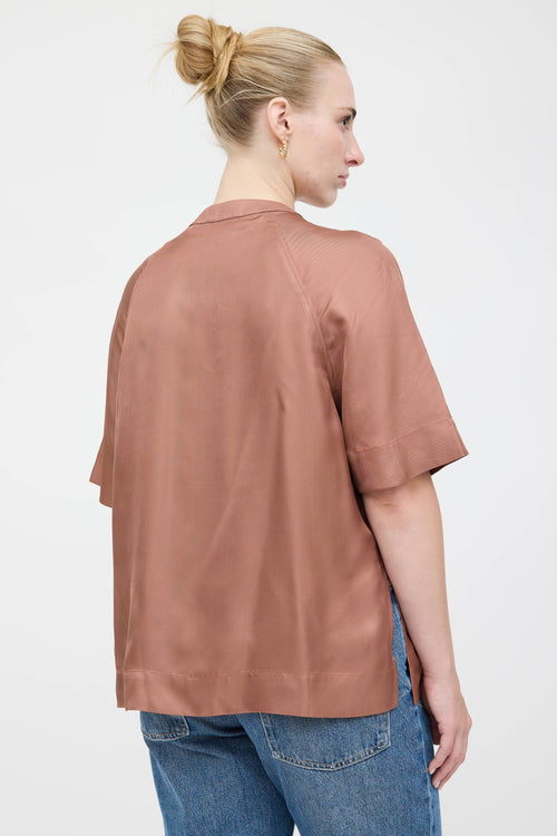 Loulou Studio Silk Zesus Blouse