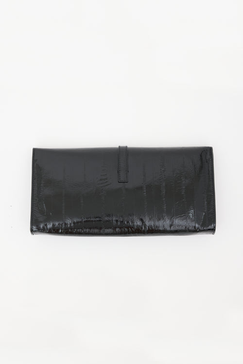 Loulou De Saison Embossed Leather Lydian Clutch