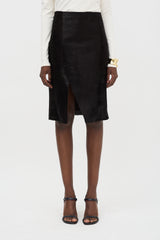 Loulou De Saison Leather Myra Skirt