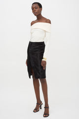 Loulou De Saison Leather Myra Skirt