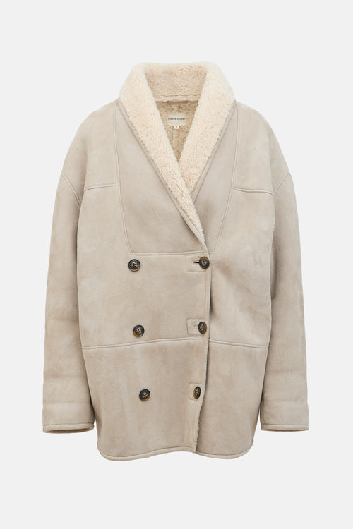 Loulou Studio Shearling Cebu Coat