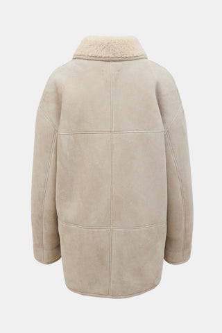 Loulou Studio Shearling Cebu Coat