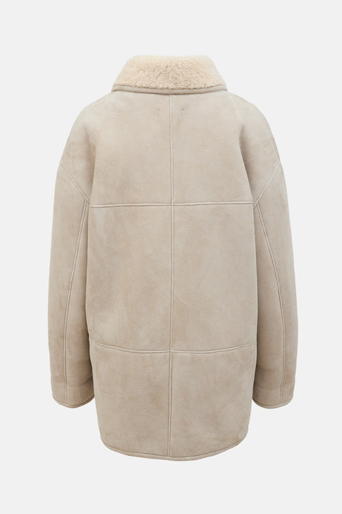Loulou Studio Shearling Cebu Coat