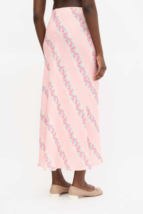 LoveShackFancy Printed Noam Skirt
