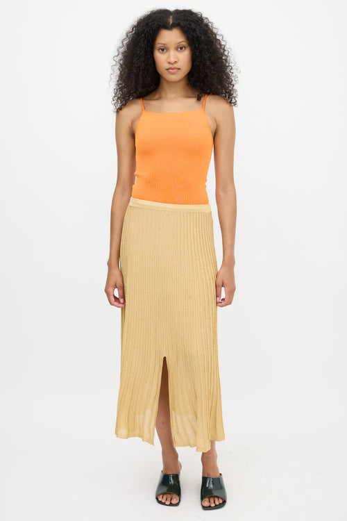 Low Classic Orange Knit Bodysuit