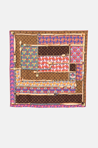 Louis VuittonSilk Confidential Garden Scarf