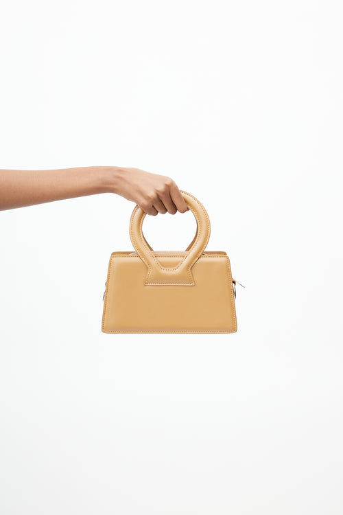 Luar Brown Leather Small Ana Shoulder Bag