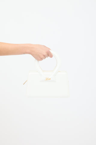 Luar X Mejuri White Patent Small Ana Crossbody Bag