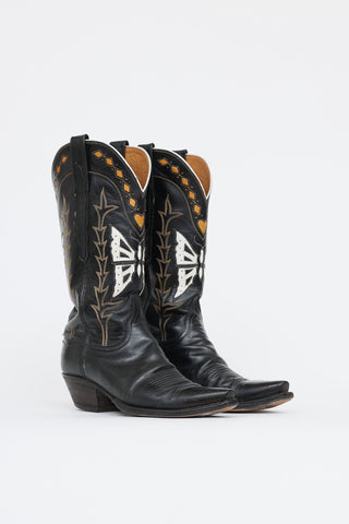 Lucchese Embroidered Western Boot