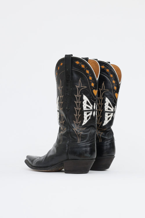 Lucchese Embroidered Western Boot