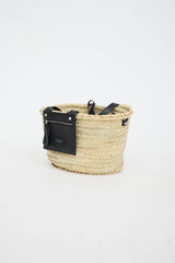 Lucrin Raffia Palm Basket Bag