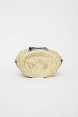 Lucrin Raffia Palm Basket Bag