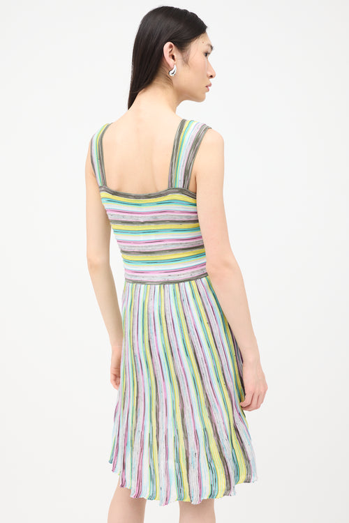 M Missoni Knit Striped Dress