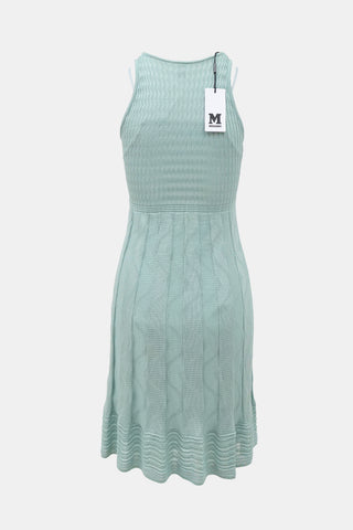 M Missoni Rib Knit Wave Dress