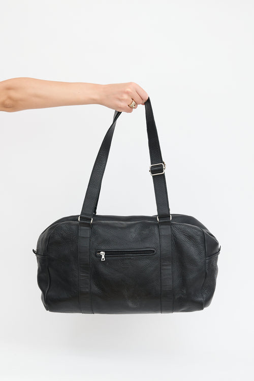 M0851 Leather Duffle Bag
