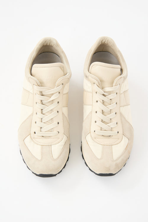Nylon & Suede Sneaker