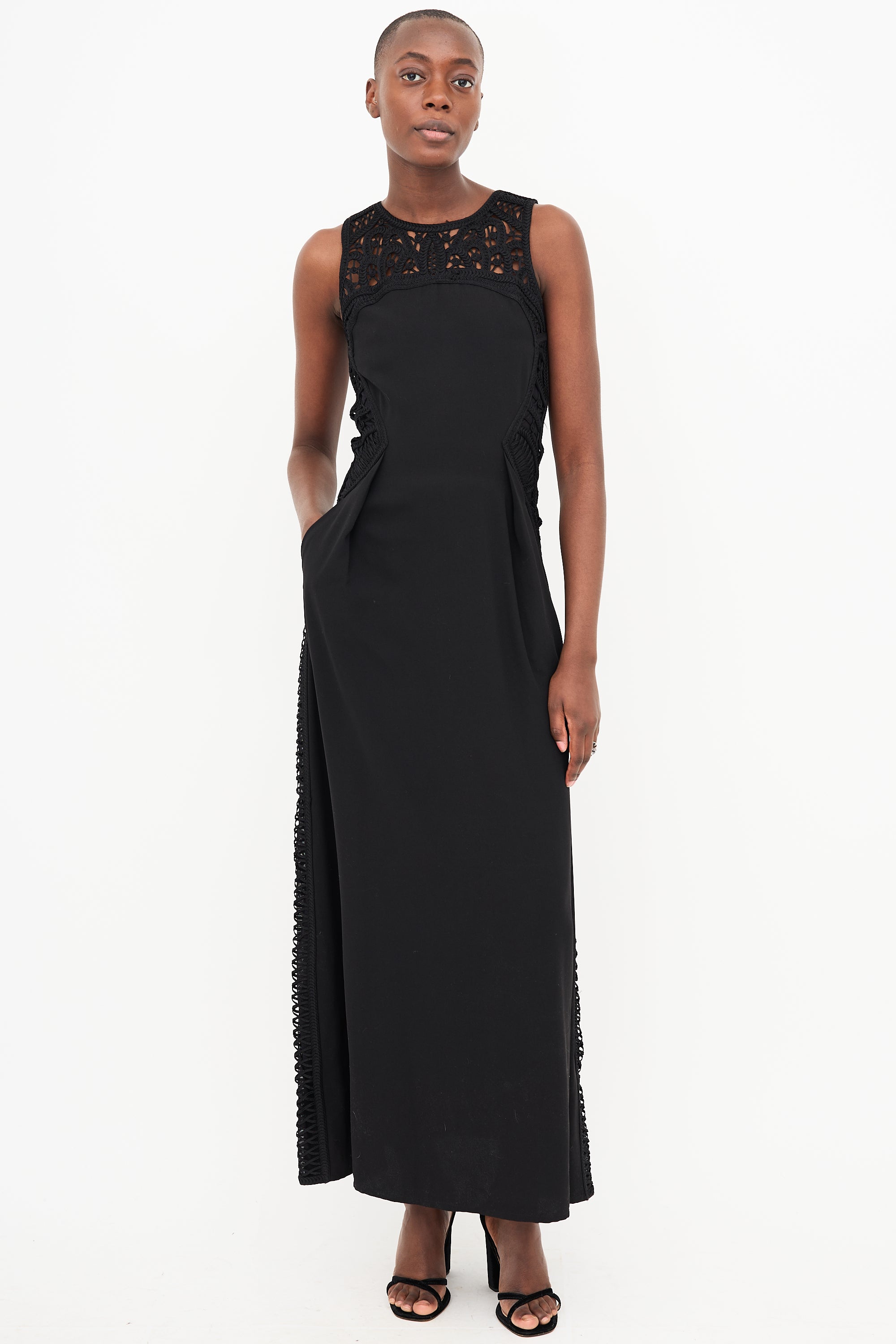 Maje // Crochet Knit Dress VSP Consignment Maje // Crochet Knit Dress VSP Consignment