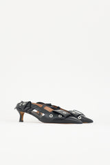 Maje Leather 124 Fayna Knot Heel