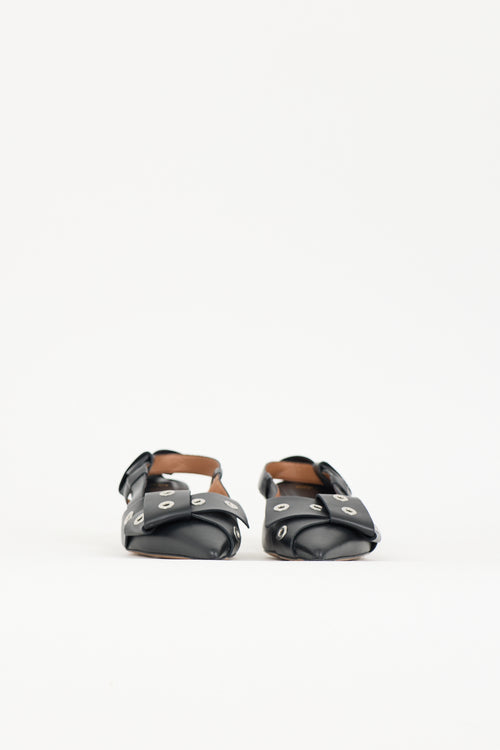 Maje Leather 124 Fayna Knot Heel