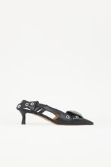 Maje Leather 124 Fayna Knot Heel