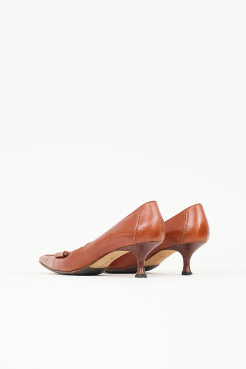 Manolo Blahnik Vintage Leather Pump