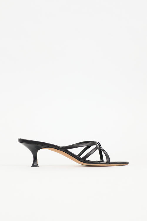 Manolo Blahnik Leather Strappy Sandal