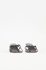 Manolo Blahnik Leather Strappy Sandal